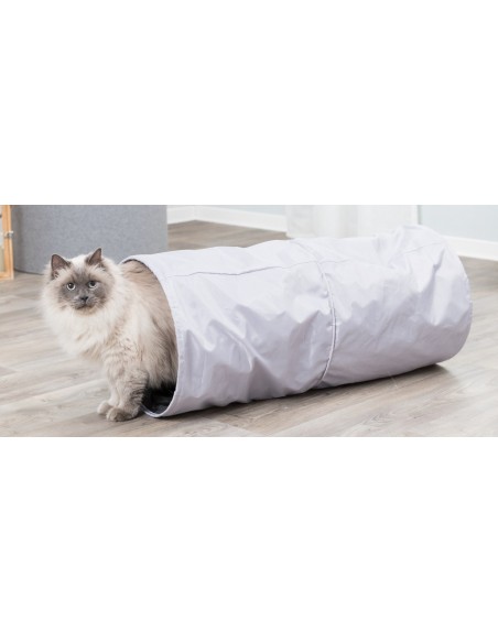 Tunnel de Jeu XXL Tissu diam 35 x 85cm Gris
