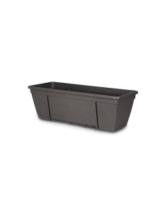 Jardinière ANVERSA  support métal 50x18x16H - 10L - Mocca