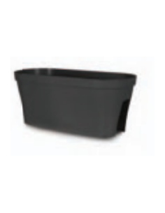 Jardinière Balcon MONACO 60x26x24H - 17L - Anthracite