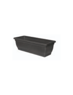 bac à fleurs maxi sans soucoupe 80x37,5x30,5h  anthracite