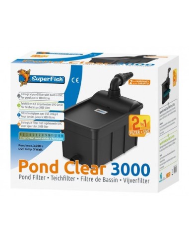 PONDCLEAR filtre 3000  uvc 5w 