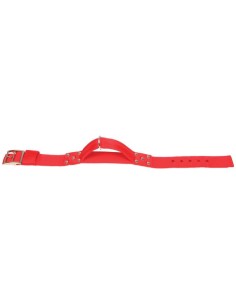 COLIER NYLON A POIGNEE ROUGE - Différentes Tailles 2