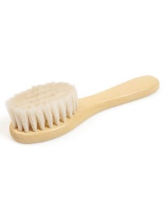 BROSSE DOUCE CHAT 17cm - brosse manche en bois