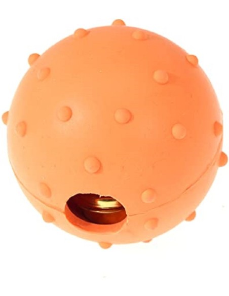 Balle Grelot Caoutchouc Dur ?5Cm