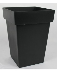 Pot Carré MELROSE 24x24x33H - 11L - Anthracite