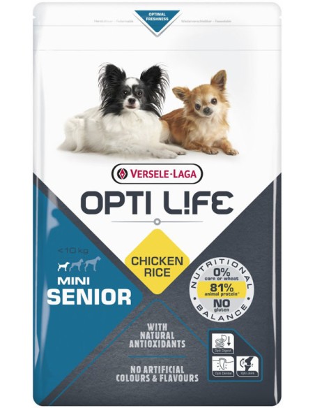 Mini Senior - Opti-Life - Croquettes chiens seniors