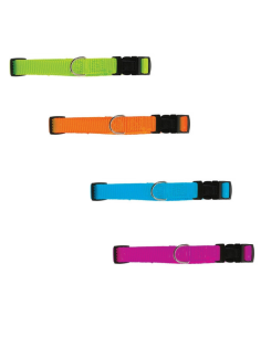 Collier Nylon réglable - Différents Coloris/Tailles
