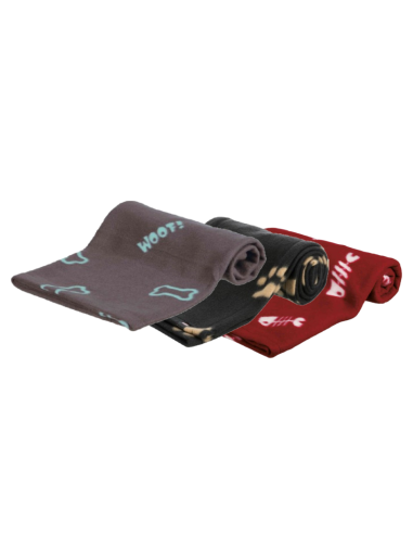 Couverture Polaire Beany 100x70cm - Différents Coloris - Couverture pour chiens et chats