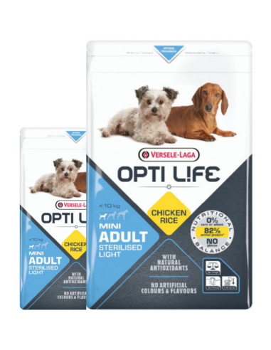 Mini Adult Sterilised/Light - Opti-Life - Croquettes chiens adultes
