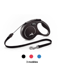 Flexi M Cordon 5 Mètres - MAX 20kg - Différents Coloris