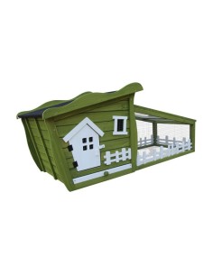 Clapier en Bois SOPHIA Vert
