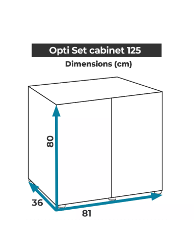 Meuble d'aquarium Opti Set - 125L - 200L