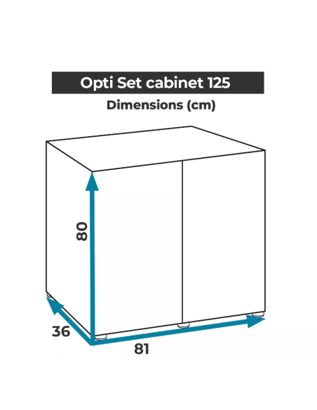 Meuble d'aquarium Opti Set - 125L - 200L