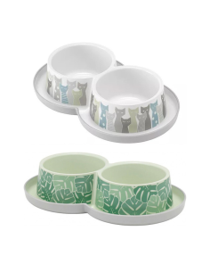 double trendy dinner - 2x350 ml - Différents Coloris