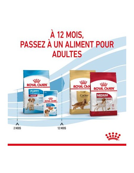 Puppy Medium - Royal Canin - Croquettes chiots