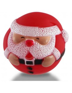 Jouet Balle Pere Noel vinyl 7,6cm