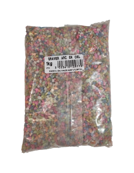 Gravier pour aquarium - 1kg - Différents Coloris
