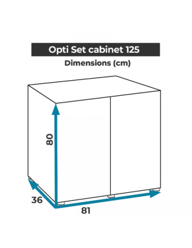 Meuble Opti Set 2.0 - 240L - Blanc ou Noir