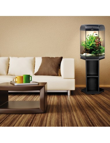 AQUARIUM HEXA SET 60 D et N NOIR