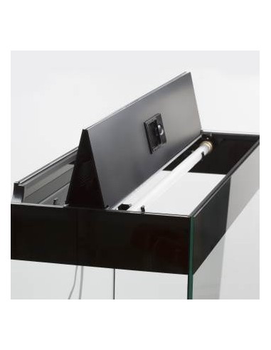 AQUARIUM SET GLOSSY CUBE D et N NOIR - 135L