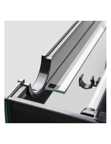 AQUARIUM SET GLOSSY CUBE D et N NOIR - 135L