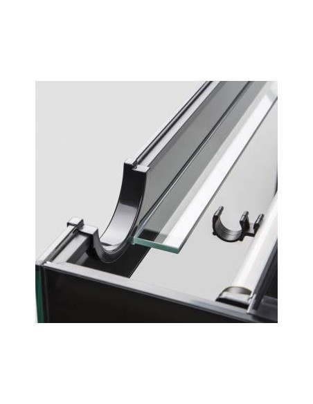 AQUARIUM SET GLOSSY CUBE D et N NOIR - 135L