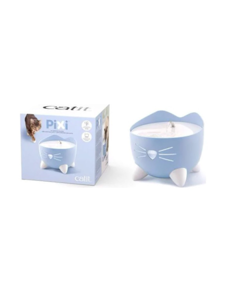 Catit PIXI fontaine à chat - Bleu ou Rose