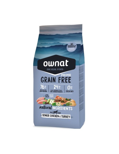 OWNAT - Chien GF Prime Senior Poulet&Dinde