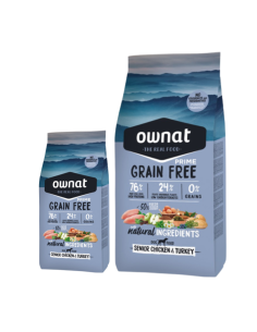 OWNAT - Chien GF Prime Senior Poulet&Dinde