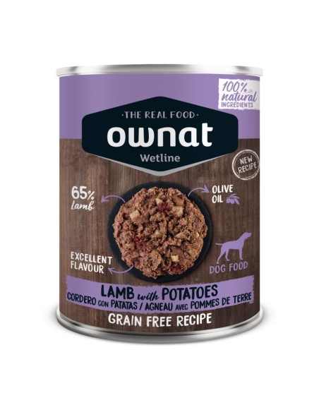 Ownat Chien Wetline Agneau et PdTerre 395gr