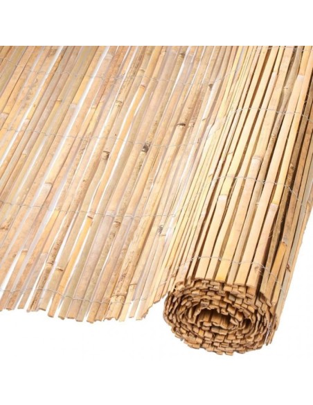 Canisse Naturelle en Bambous Fendus 1m x 5m