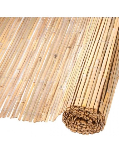 Canisse Naturelle en Bambous Fendus 1,5m x 5m