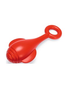 Jouet Chien TPR Bouée Volante 28cm - Jaune ou Rouge 2