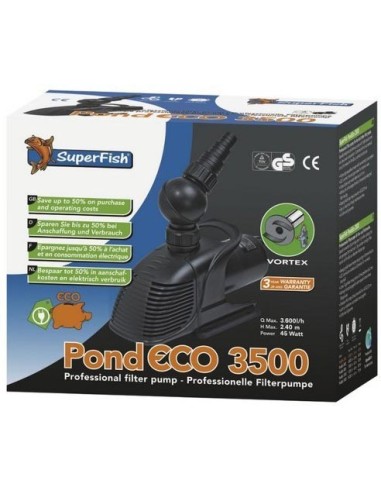 Pond Eco 3500L/H 45W  Pompe Filtration
