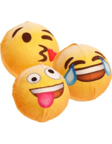 Emoji - Set de 3 Balles S - Kiss-Laugh-Crazy
