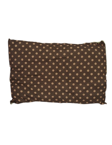 Coussin Fourrure Blanc/Marron 90 X 68 Cm - Coussin pour chien