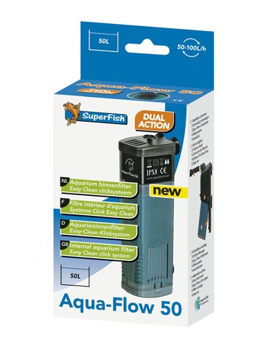 Aqua-Flow 50 Filtre Interne Biologique 100L/H