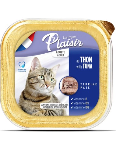 Pâtée pour chats adultes riche au thon - Repas Plaisir - 100g