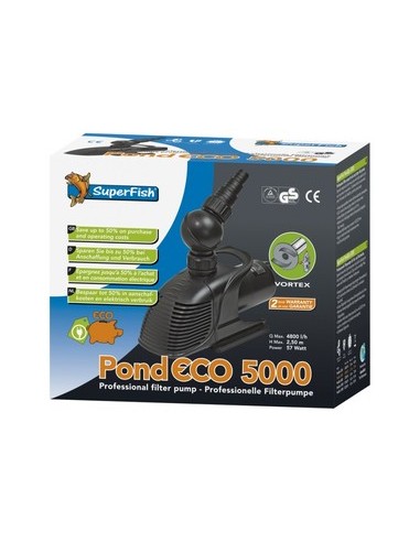 Pond Eco 5000L/H 60W Pompe Filtration