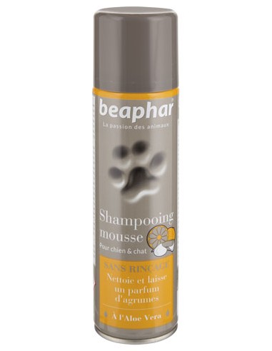Spray Shampoing Mousse Sans Rincage 250Ml - pour chien