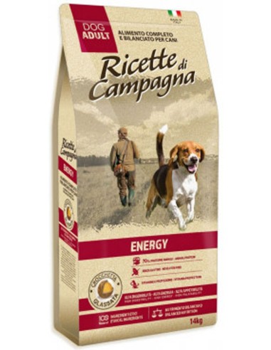 Ricette di Campagna - Croquettes chiens Adultes - Energy - 14Kg