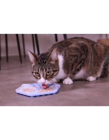 Tapis a Lécher Silicone Chat - Différents Coloris