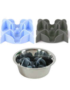 Supp gamelle anti glouton silicone - Medium - Différents...