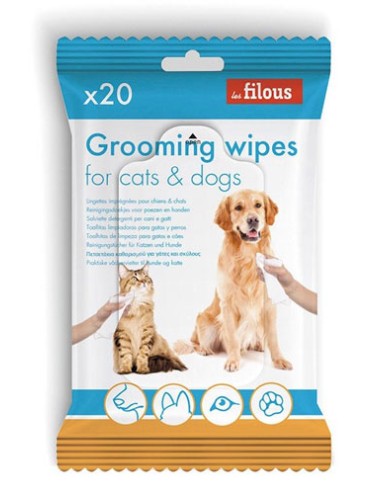 GROOMING WIPES lingettes nettoyantes x20pcs