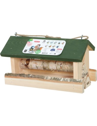 Mangeoire Bois HUT XL Vert 37x19,5x20,5cm