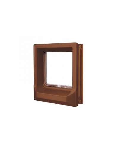 Chatière Porte Bois magnetique 4 Positions Marron