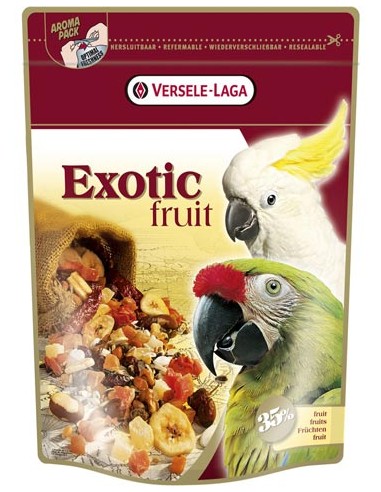 Aliments Premium Perroquets Exotic Fruit 0.6Kg