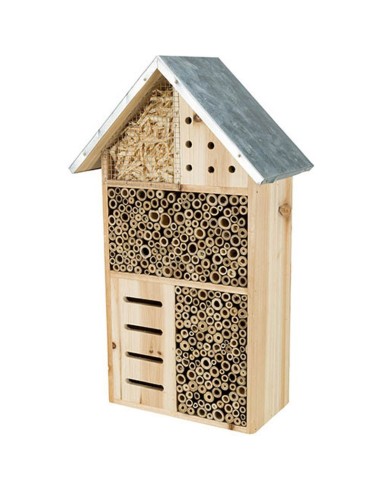 Hotel Pour Insectes en Bois 29x49x16cm