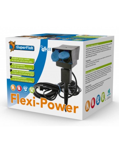 Flexi Power Ralonge 4 Prises 8 Mètres