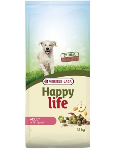 Adult Agneau 15Kg - Happy Life - Croquettes chiens adultes